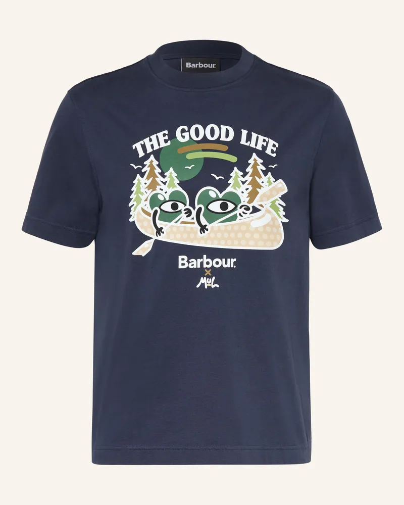Barbour T-Shirt Mul Good Life blau Dunkelblau