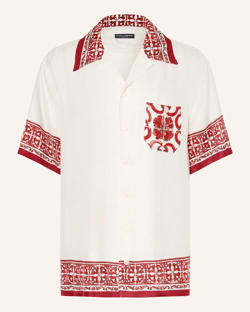 Dolce & Gabbana Resorthemd Comfort Fit weiss Weiss