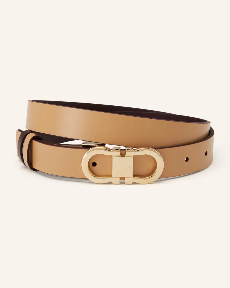 Ferragamo Gürtel Dunkelbraun
