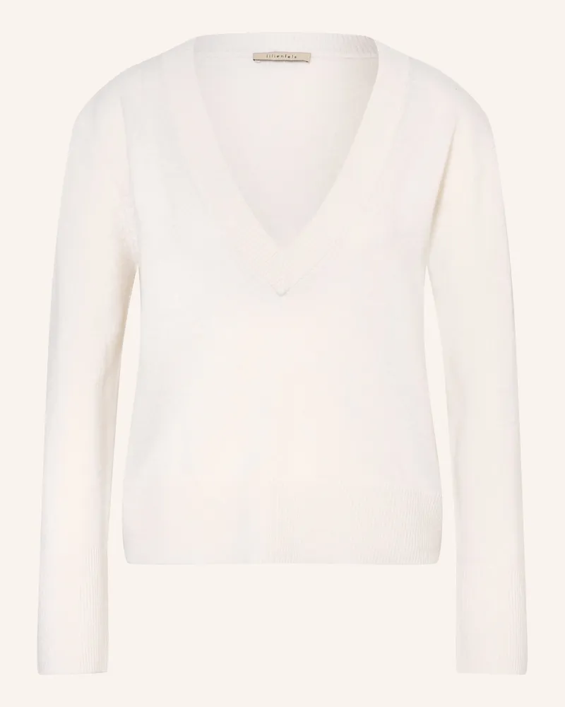 lilienfels Cashmere-Pullover weiss Creme