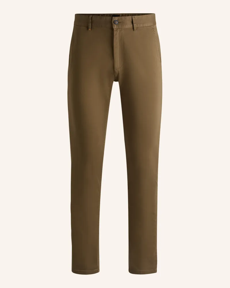 HUGO BOSS Chino CHINO Slim Fit Dunkelgrün
