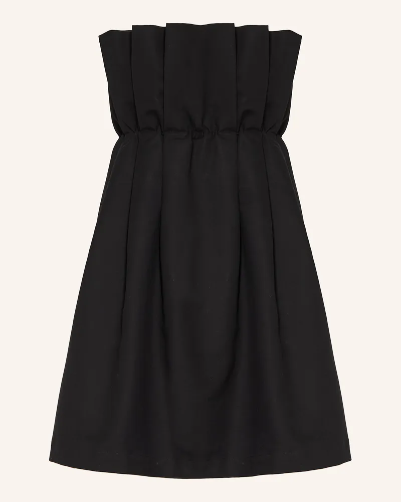 SoSUE Off-Shoulder-Kleid Schwarz