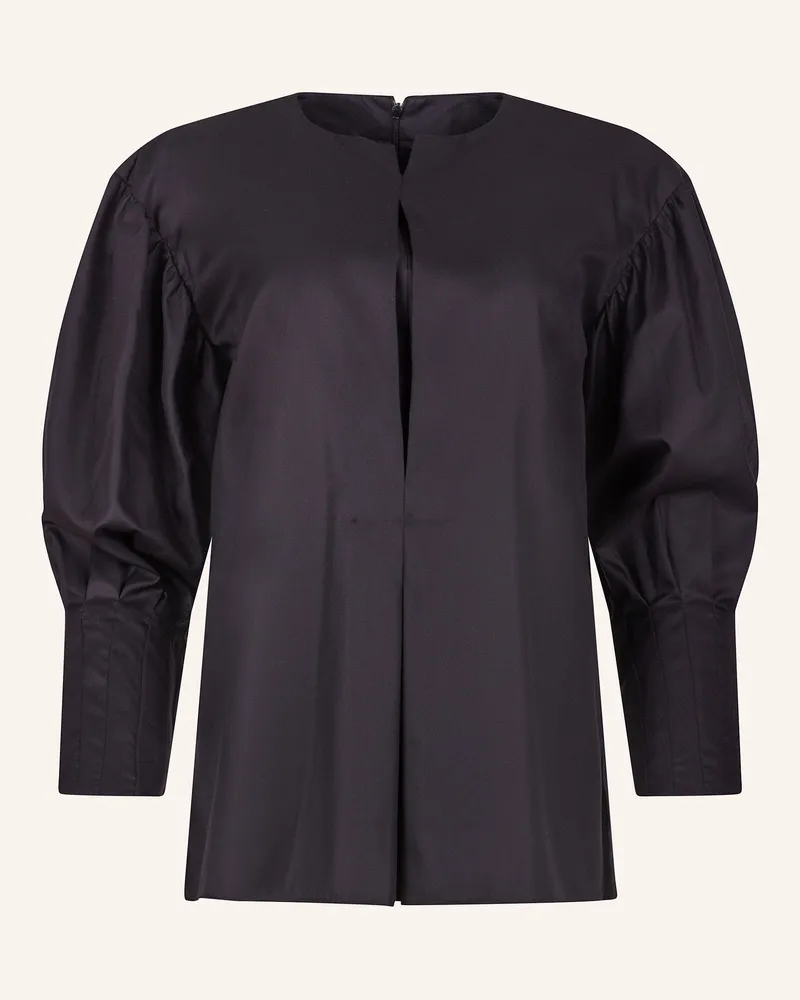 Helene Galwas Bluse Aus Baumwolle Edelfare schwarz Schwarz