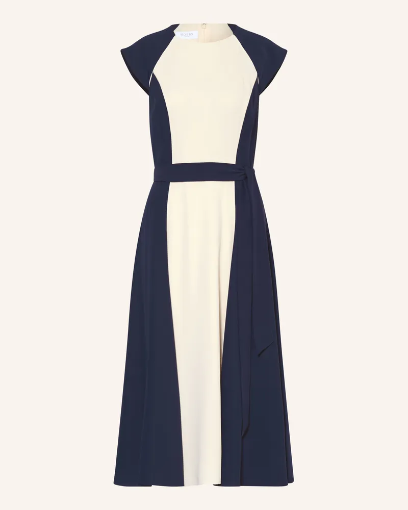 HOBBS London Kleid Andrea blau Creme