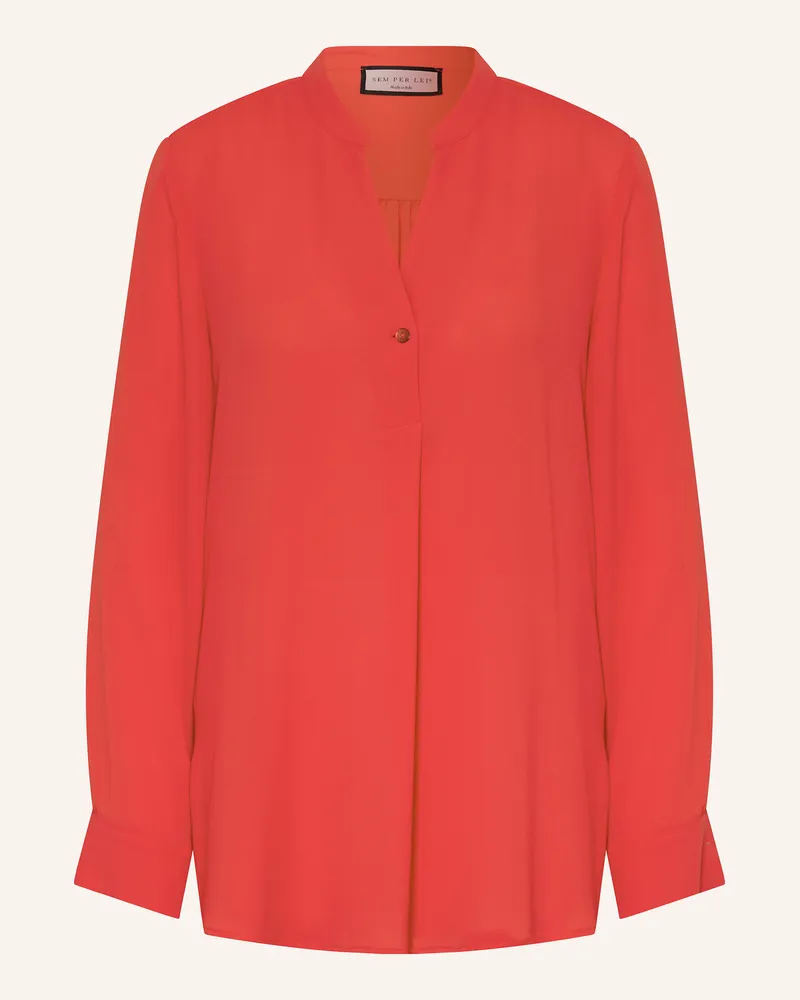 SEM PER LEI Blusenshirt Rot