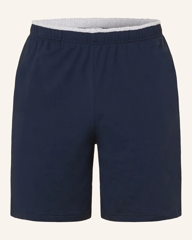 Mey Schlafshorts Dry Cotton Colour blau Dunkelblau
