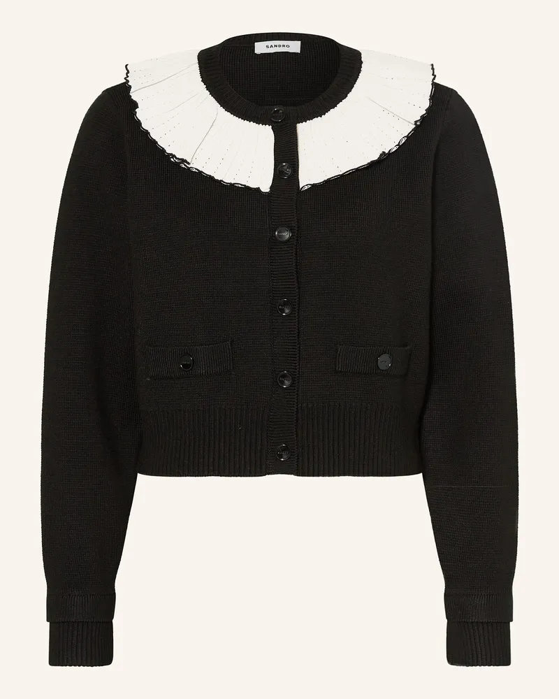 Sandro Strickjacke Schwarz