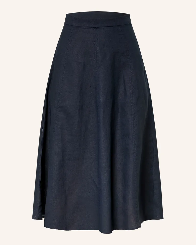 (THE MERCER) N.Y. Leinenrock blau Dunkelblau