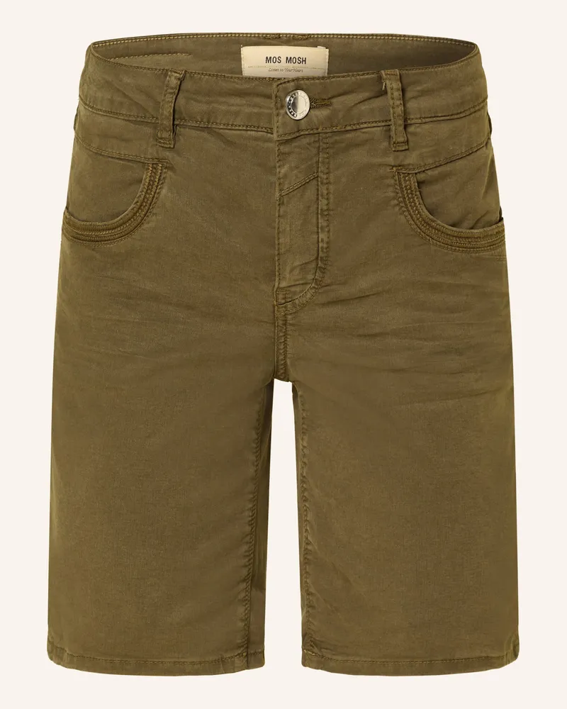 Mos Mosh Shorts MMNAOMI in Jeansoptik Khaki