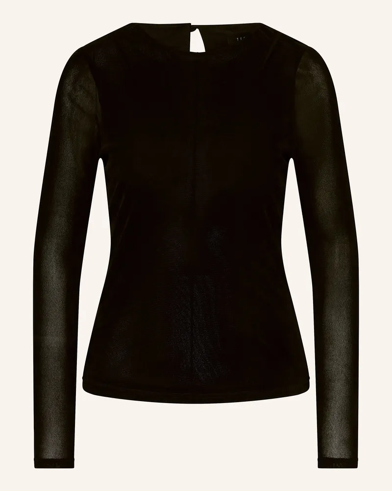 Ted Baker Longsleeve Sancie Aus Samt schwarz Schwarz