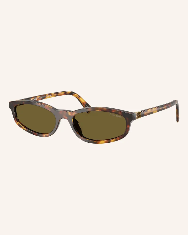 Miu Miu Sonnenbrille Mu a06s braun 14l09z