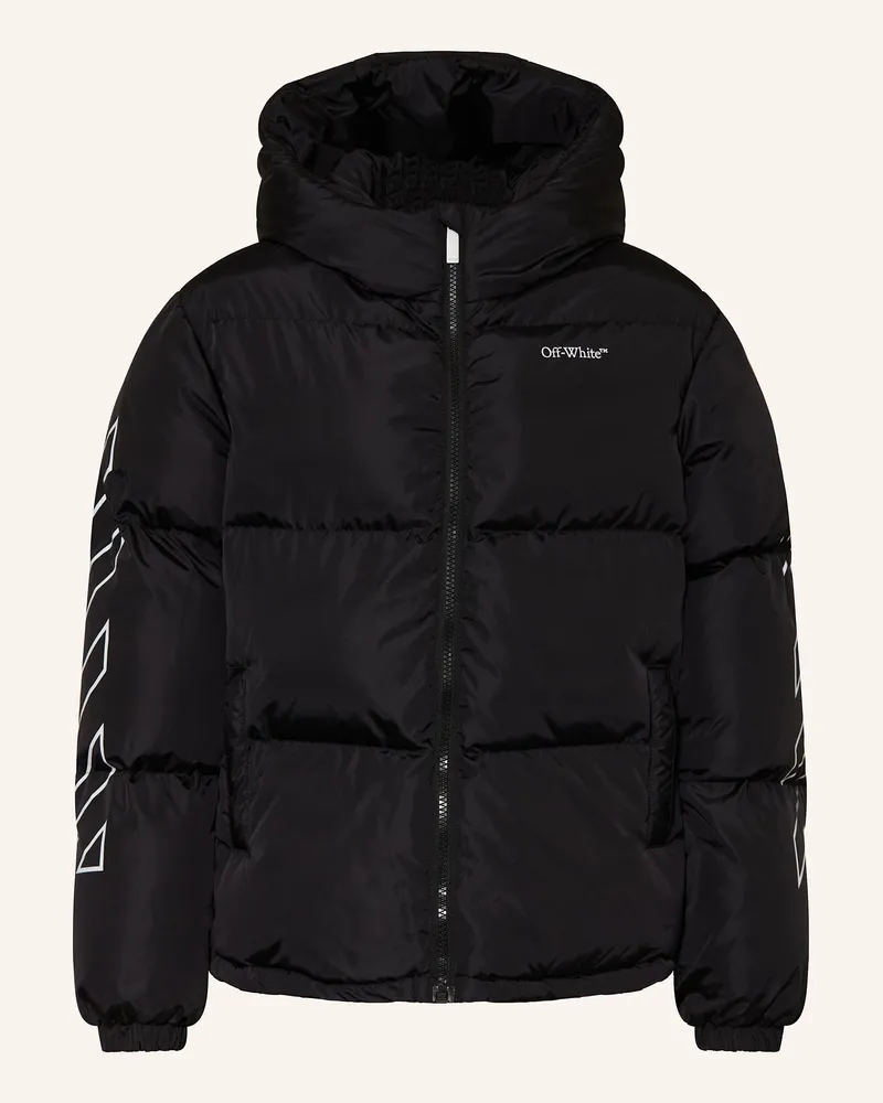 OFF-WHITE Steppjacke BOOKISH Schwarz
