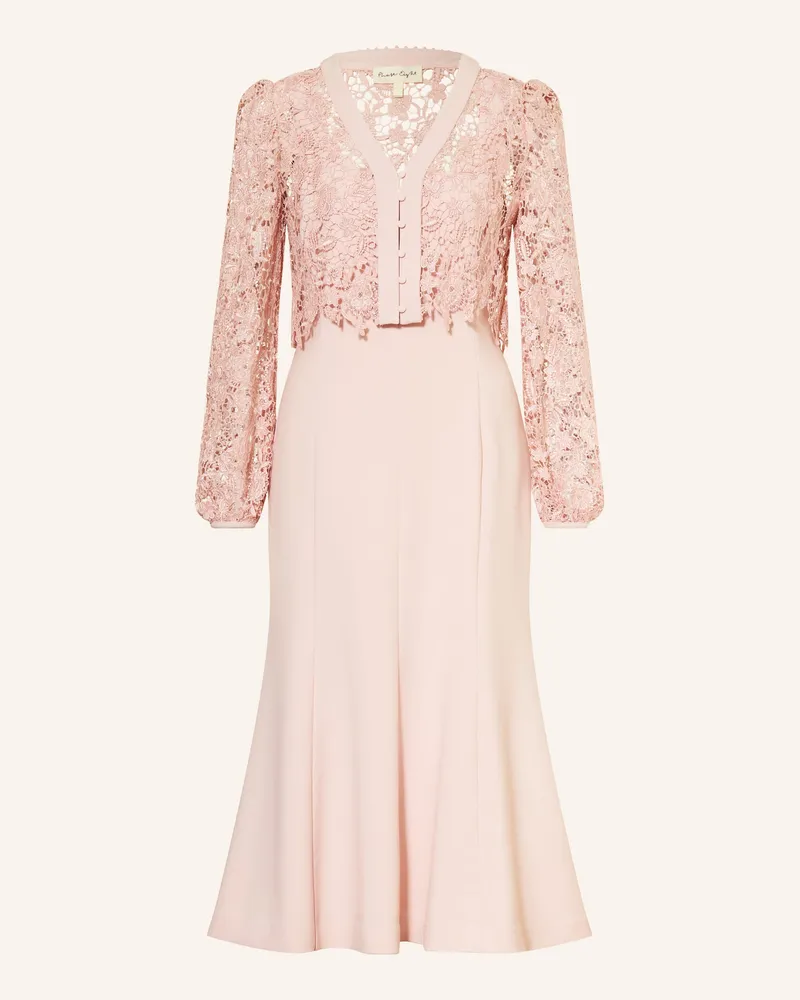 Phase Eight Kleid Ayumi Mit Spitze rosa Rosé