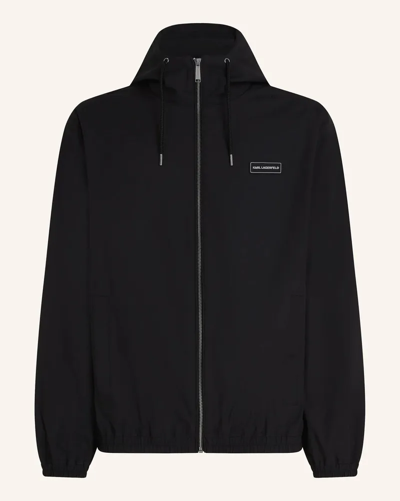 Karl Lagerfeld Jacke schwarz Schwarz