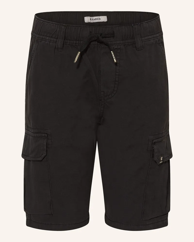 Garcia Jeanswear Cargoshorts Schwarz