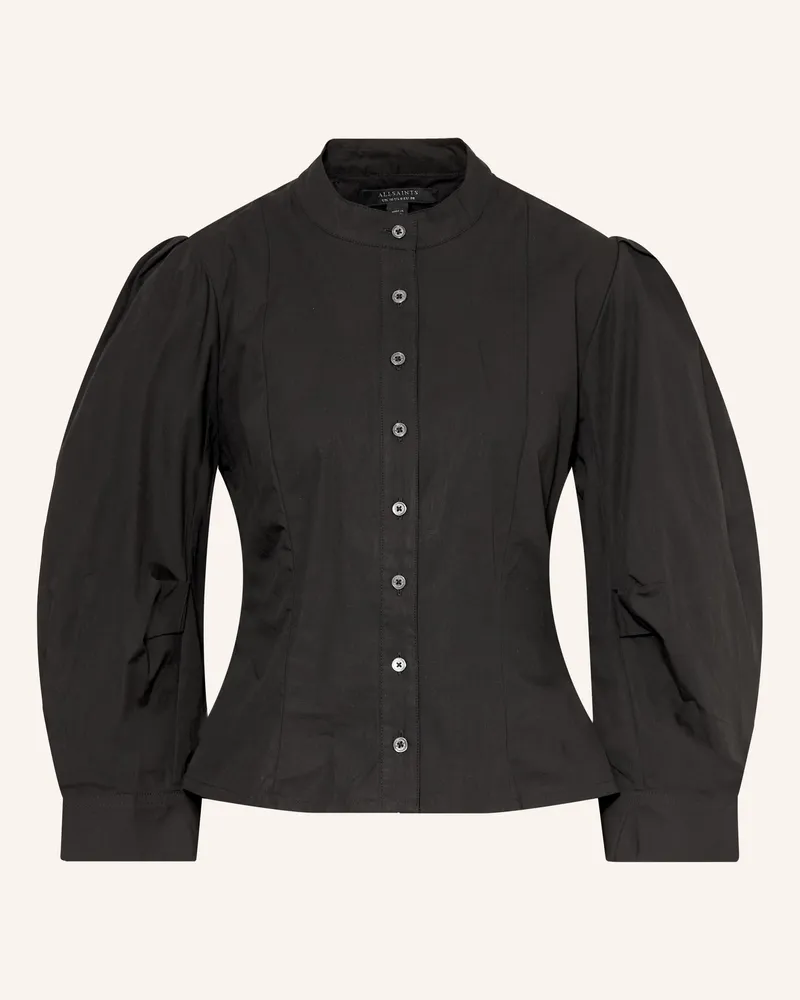 AllSaints Bluse Maud Mit 3/4-Arm schwarz Schwarz