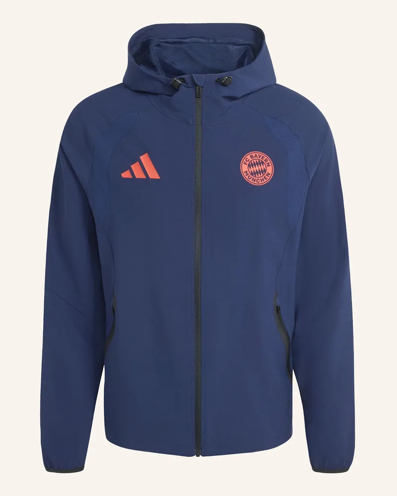 adidas Fc Bayern München Tiro Travel Windbreaker blau Blau