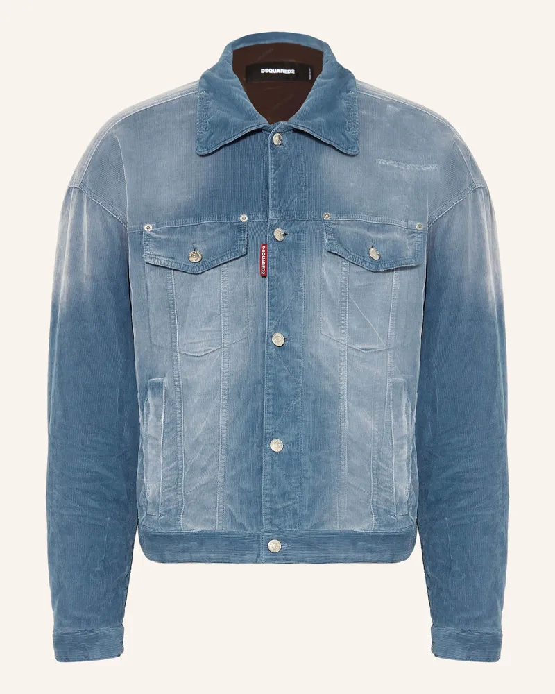 Dsquared2 Cordjacke blau Blau