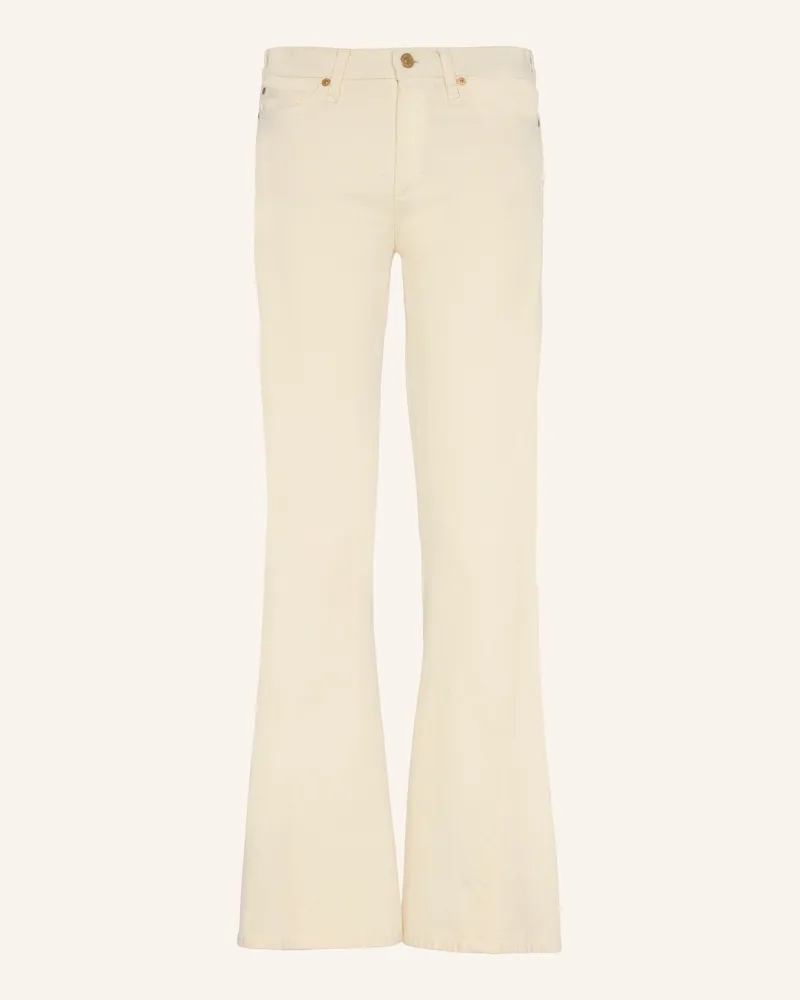 7 for all mankind Chino Pants Twisted Dojo Tailorless Flare Fit weiss Weiss