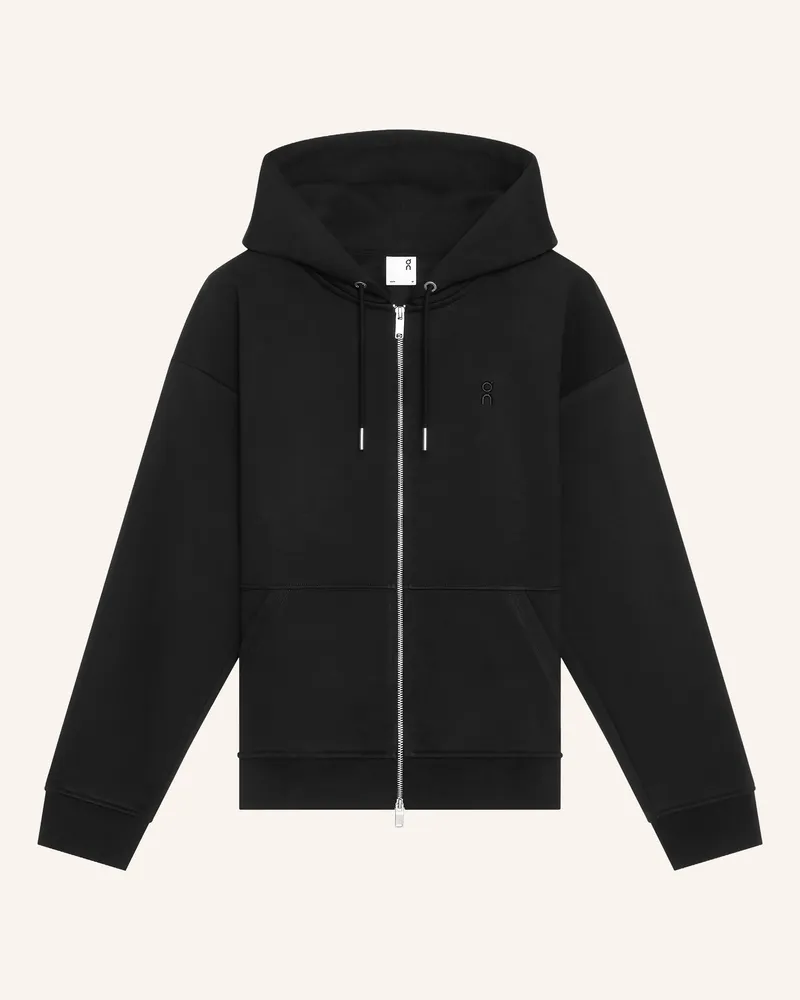 ON Sweatjacke Club Collective schwarz Schwarz