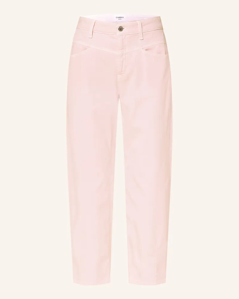 Cambio Cropped Jeans ELIN Hellrosa