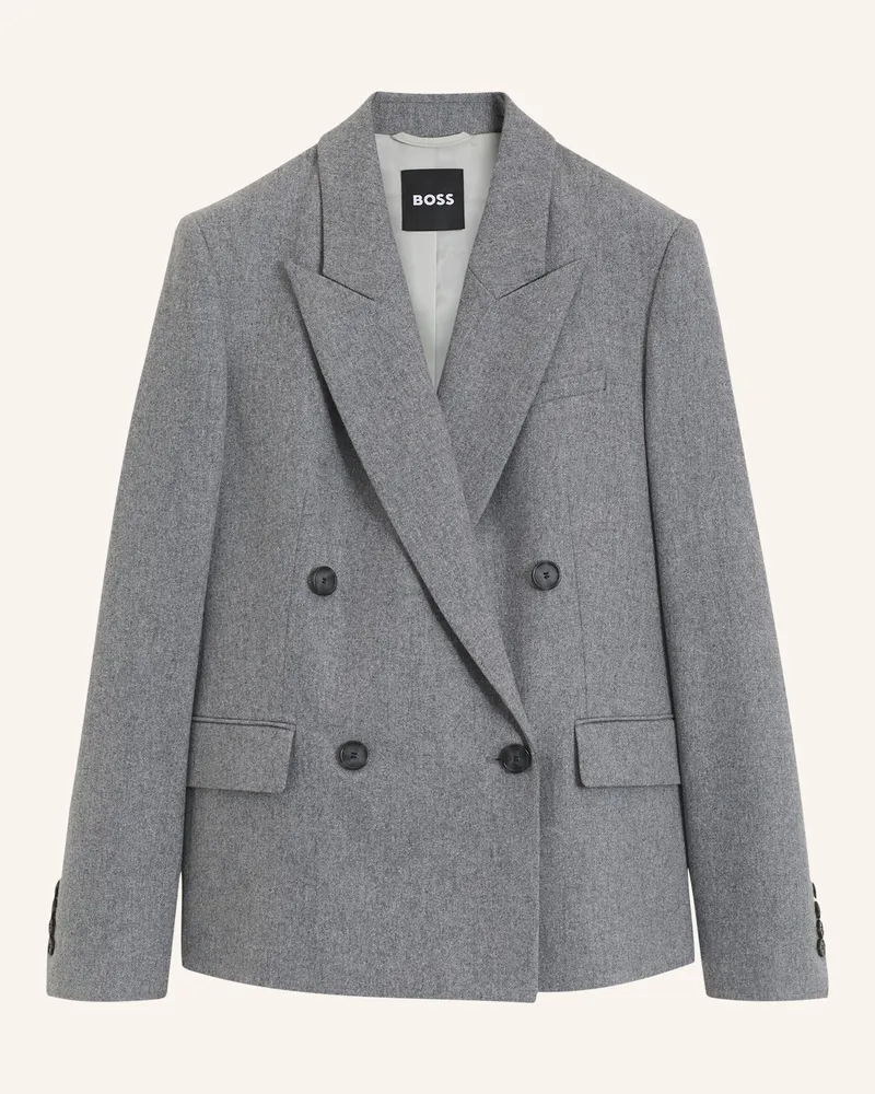 HUGO BOSS Blazer jaleto13 Regular Fit grau Grau