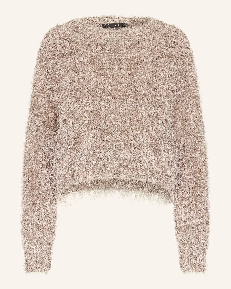Oui  Pullover Taupe