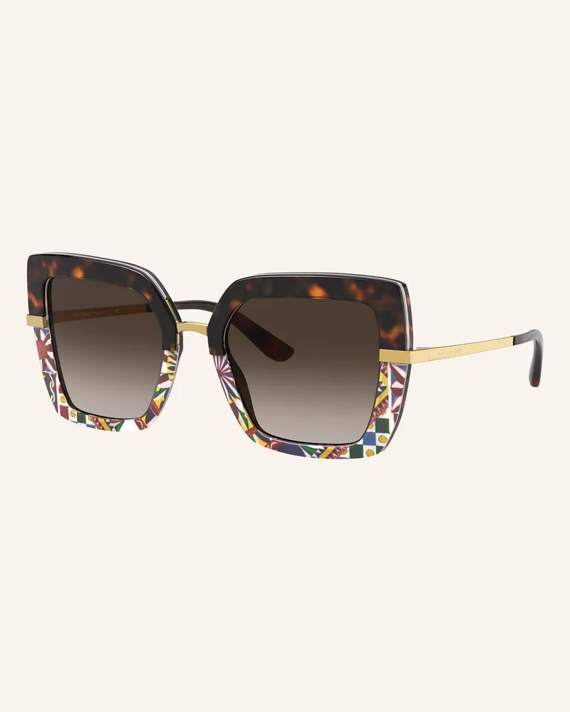 Dolce & Gabbana Sonnenbrille dg4373f braun Havana