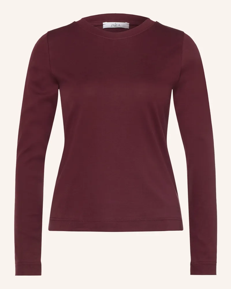 ZAíDA Longsleeve rot Dunkelrot