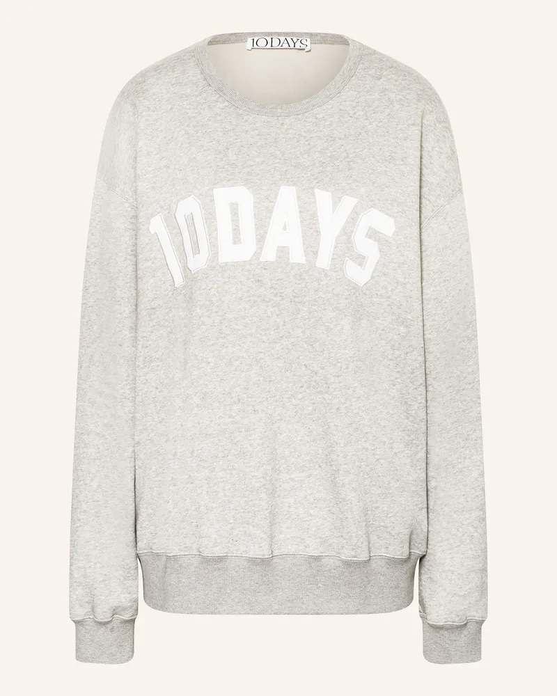 10Days Sweatshirt grau Hellgrau