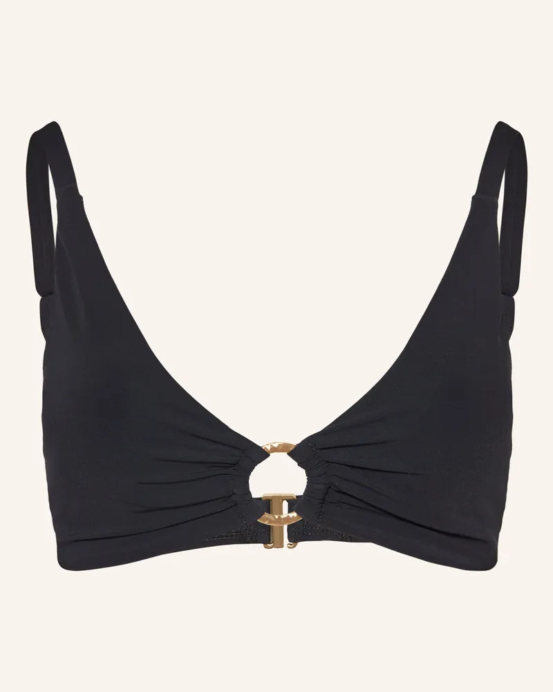 JETS Australia Bralette-Bikini-Top Jetset schwarz Schwarz