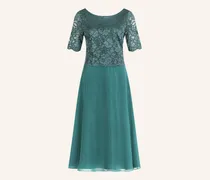 Cocktailkleid mit Spitzenbesatz