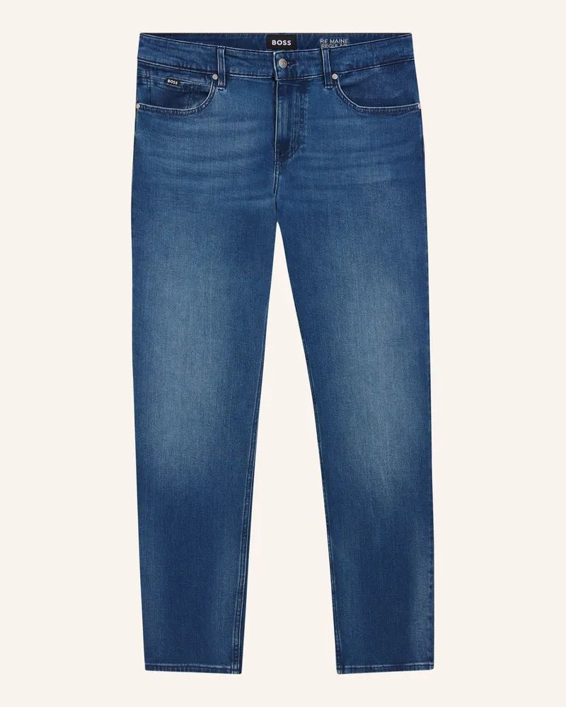 HUGO BOSS Jeans H-RE.MAINE Regular Fit Blau