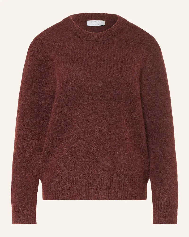 Tiger of Sweden Pullover Cleo Mit Mohair rot Dunkelrot