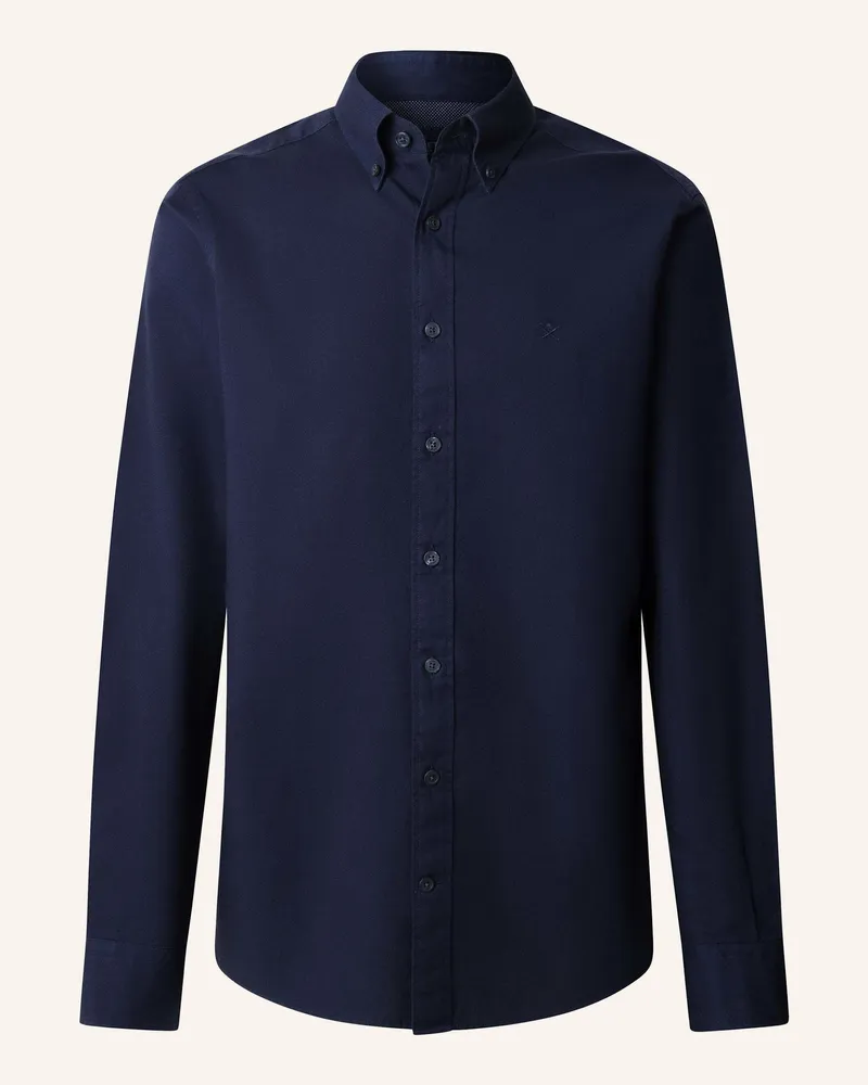 Hackett Freizeithemd ESS GMT DYED OXFORD Blau