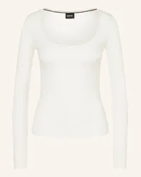 HUGO BOSS Longsleeve ECETA Weiss