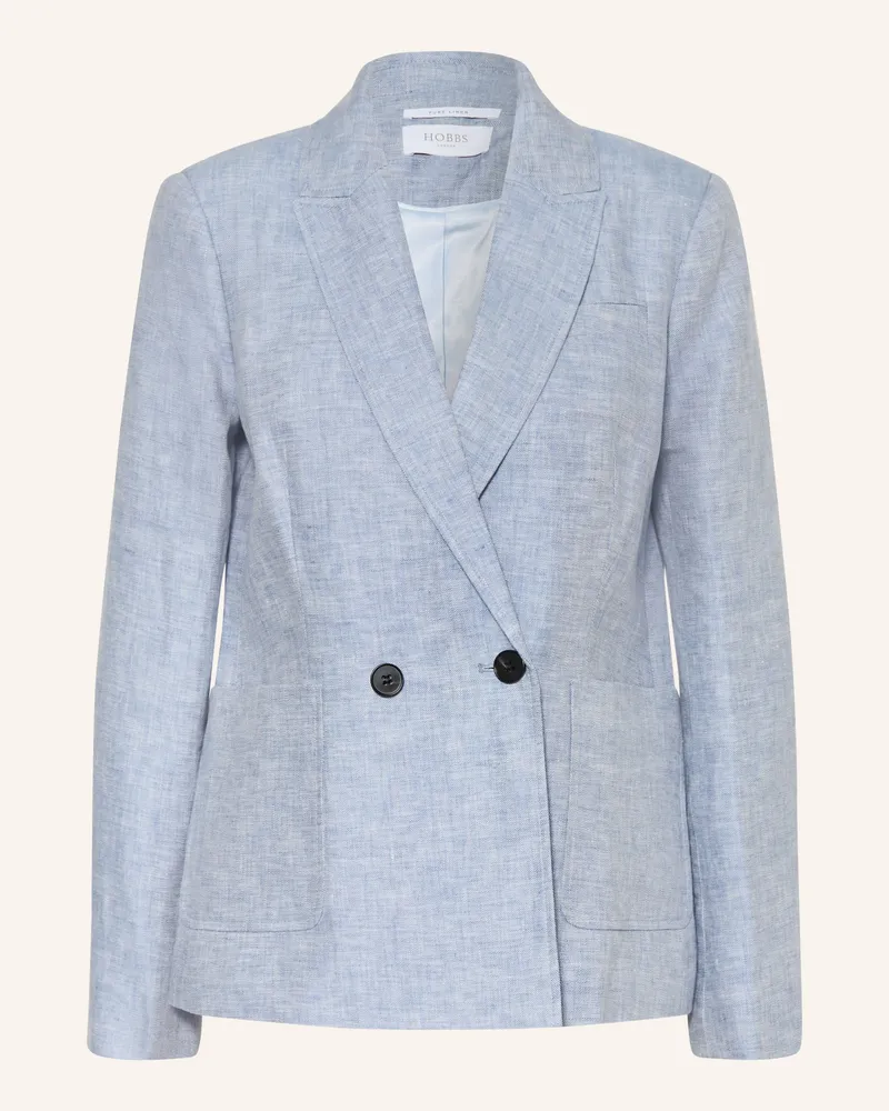 HOBBS London Leinenblazer Estella blau Hellblau