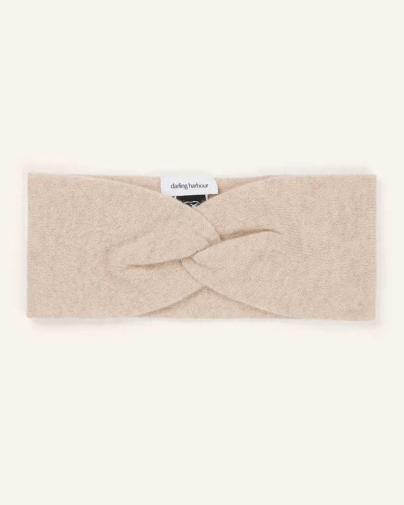 Darling Harbour Stirnband Aus Cashmere beige Pebble