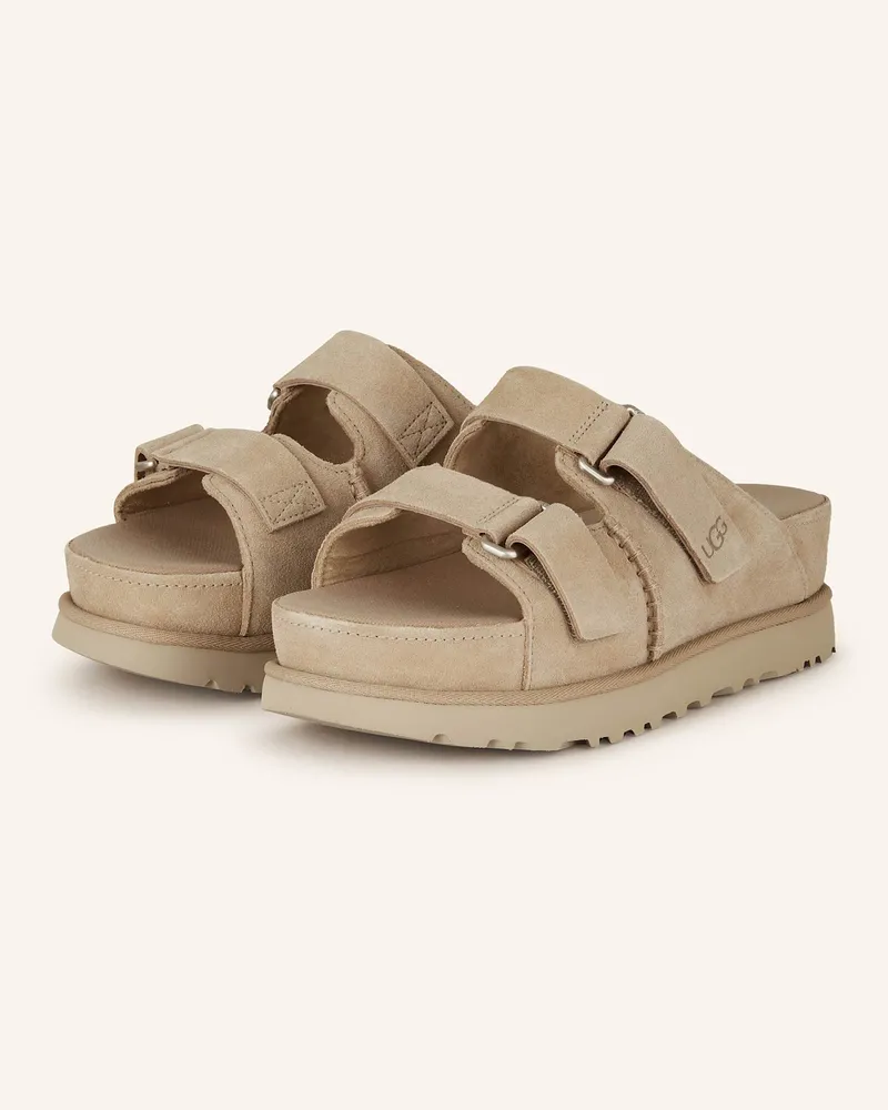 UGG Plateau-Pantoletten GOLDENSTAR HI SLIDE Creme