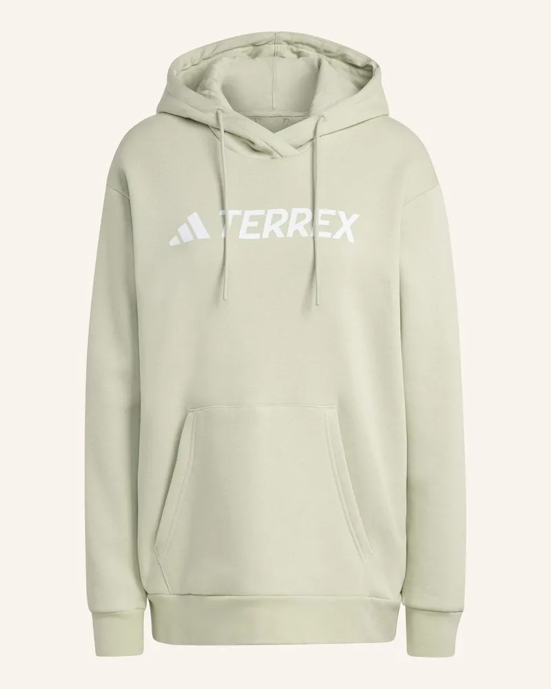 adidas Terrex Multi Large Logo Hoodie gruen Grün