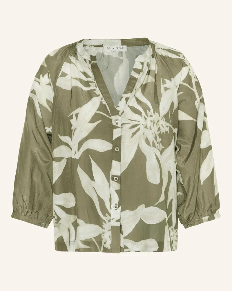 Marc O'Polo Bluse mit 3/4-Arm Oliv