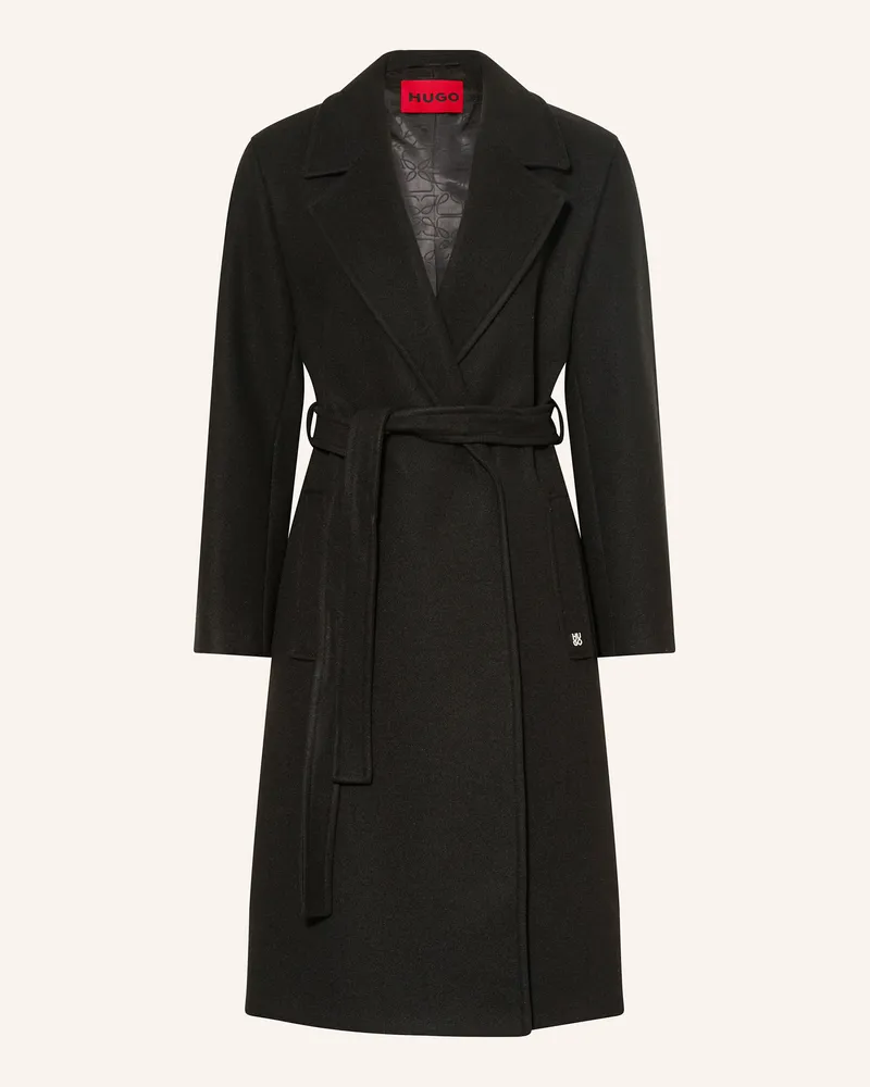 HUGO BOSS Mantel Melzy-1 schwarz Schwarz