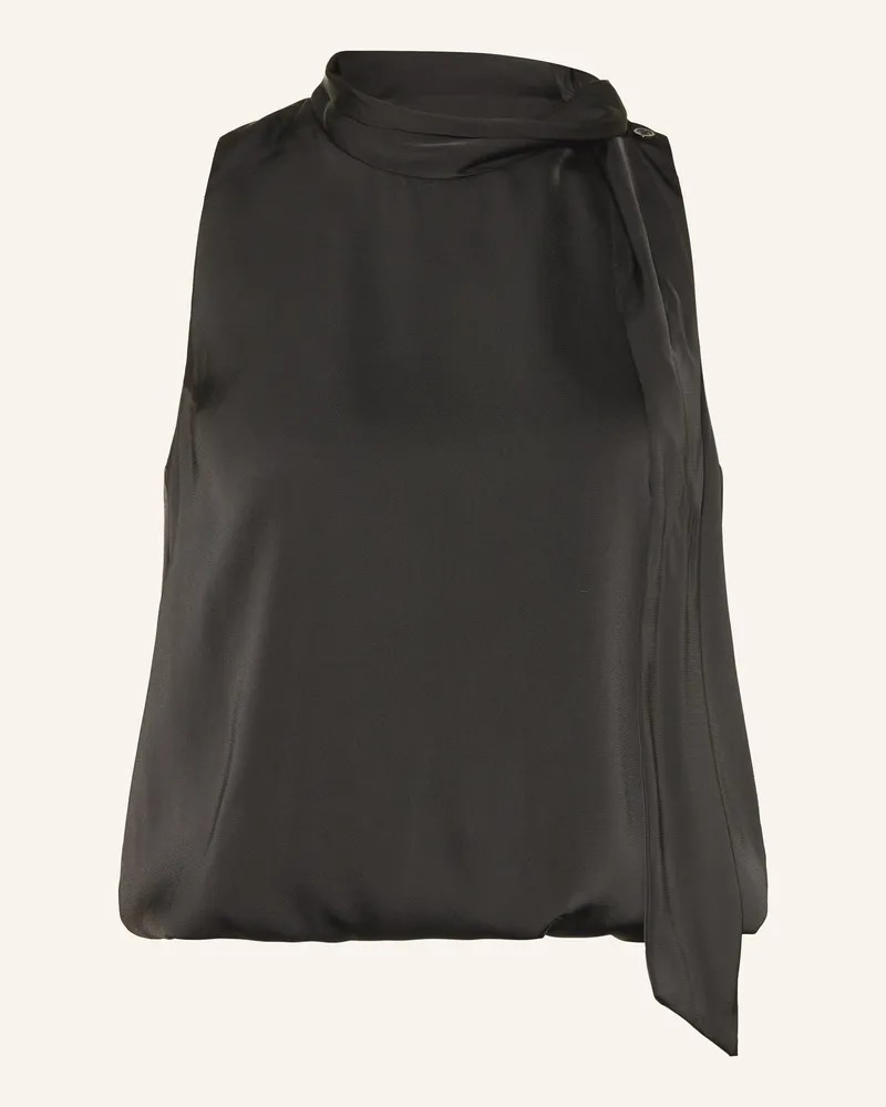 Neo Noir Satintop VEDA mit Schluppe Schwarz