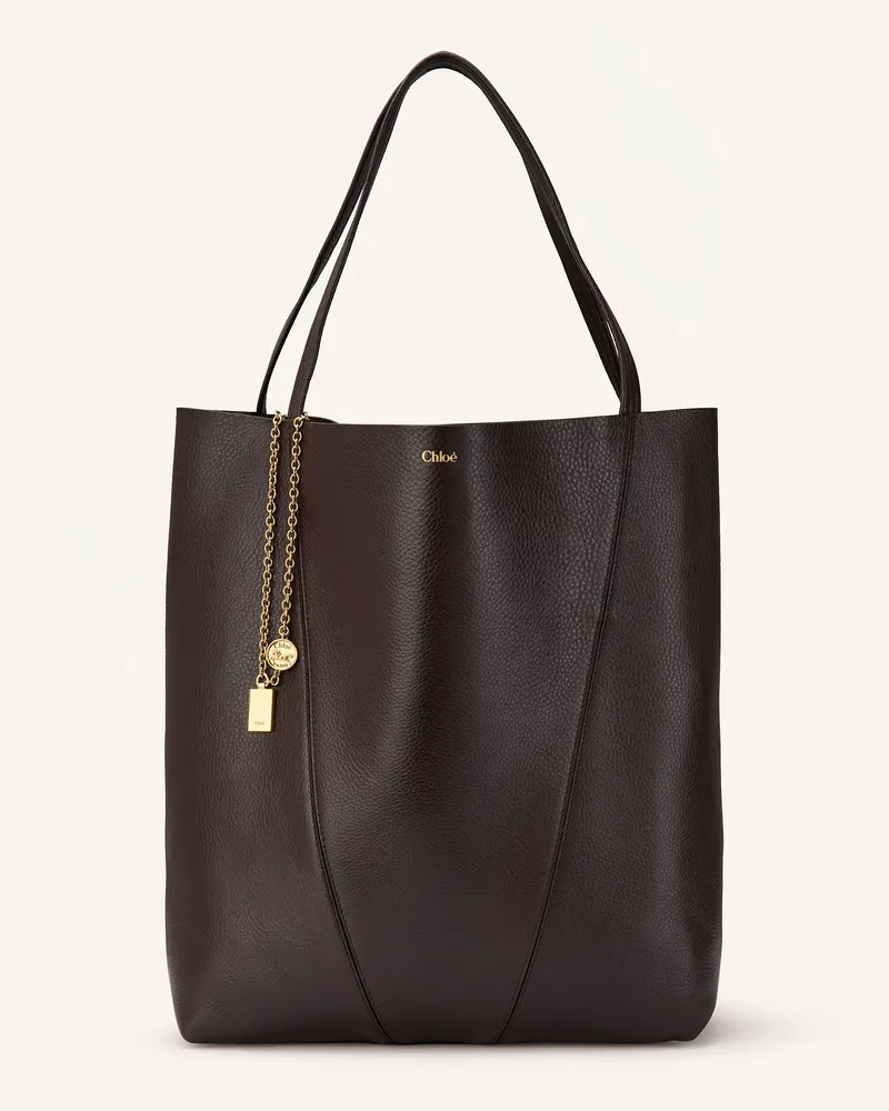 Chloé Shopper Spin Large braun Dunkelbraun