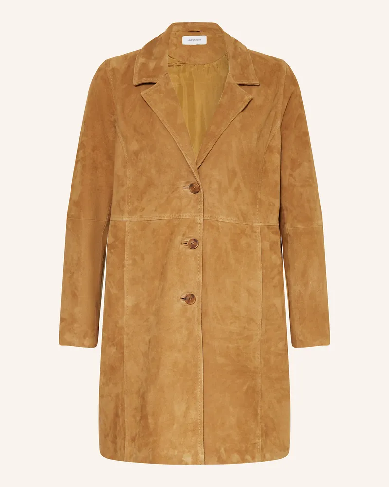 Darling Harbour Ledermantel Cognac