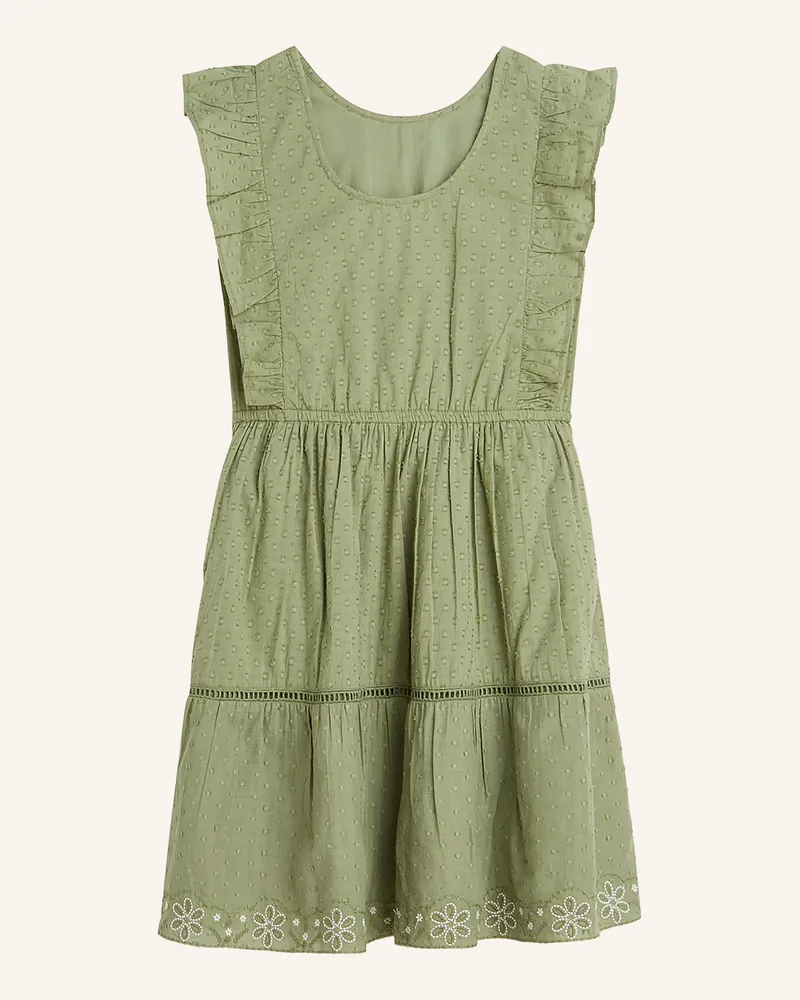 Scotch&Soda Kleid mit Rüschen Oliv