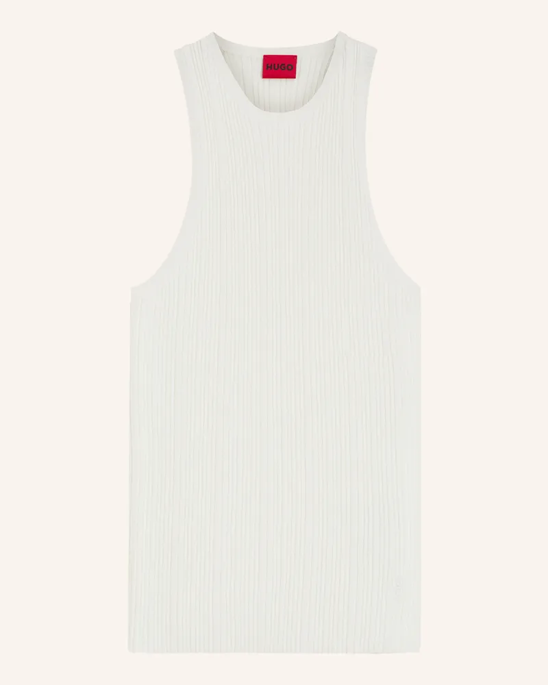 HUGO BOSS Casual Top SAREPLA Slim Fit Weiss