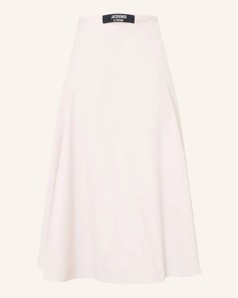 Jacquemus Rock La Jupe Triangle rosa Hellrosa