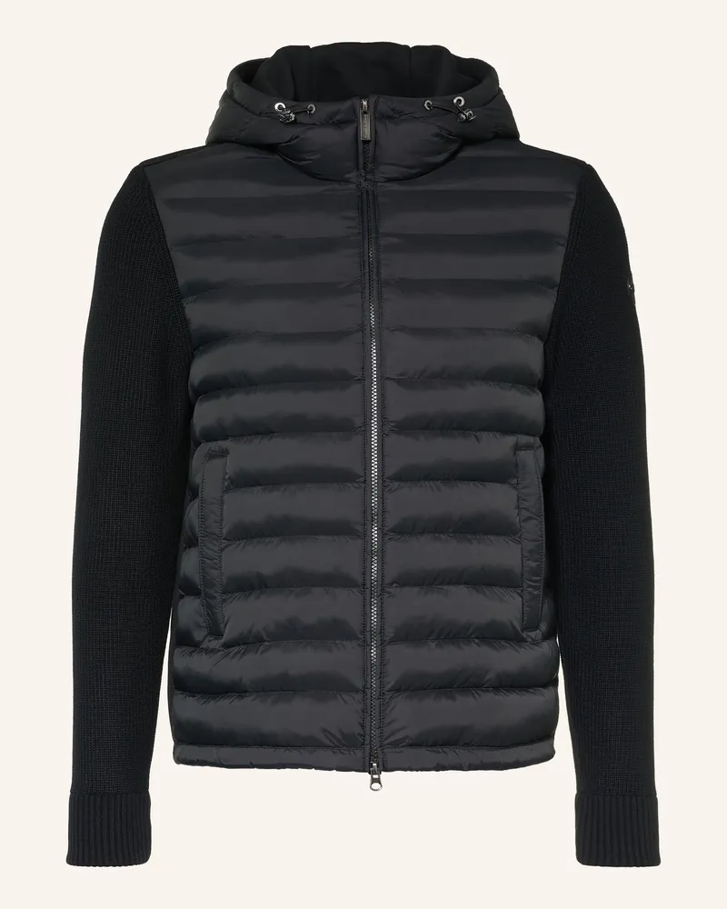 Colmar Steppjacke Im Materialmix schwarz Schwarz