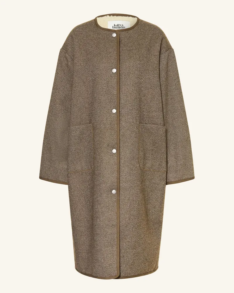 Lollys Laundry Mantel LOCKERBIELL Dunkelbraun